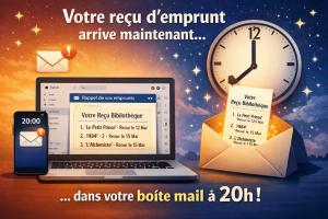 Votre ticket désormais directement dans votre boîte email !